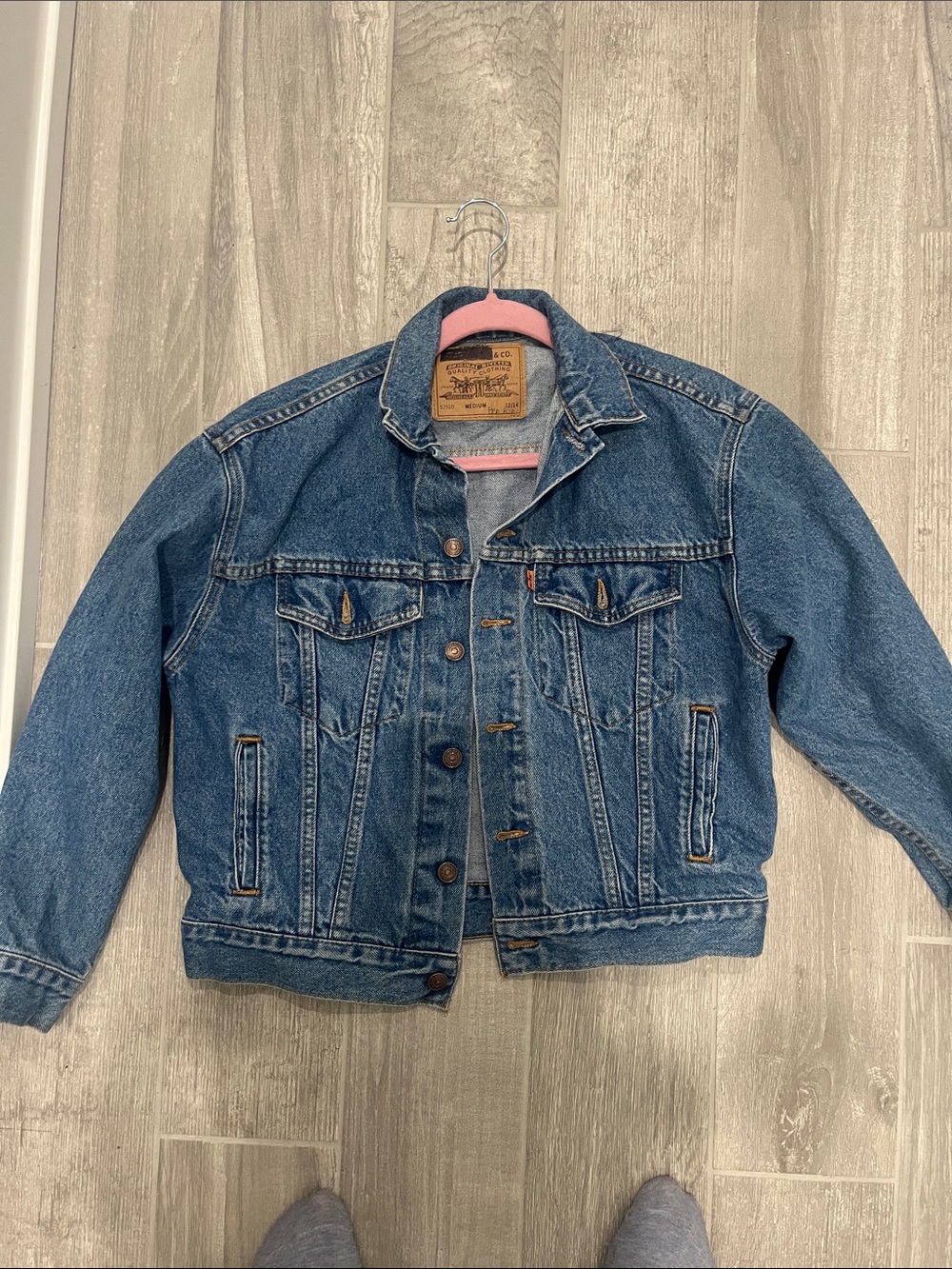 Levi's Classic Blue Denim Jean Jacket